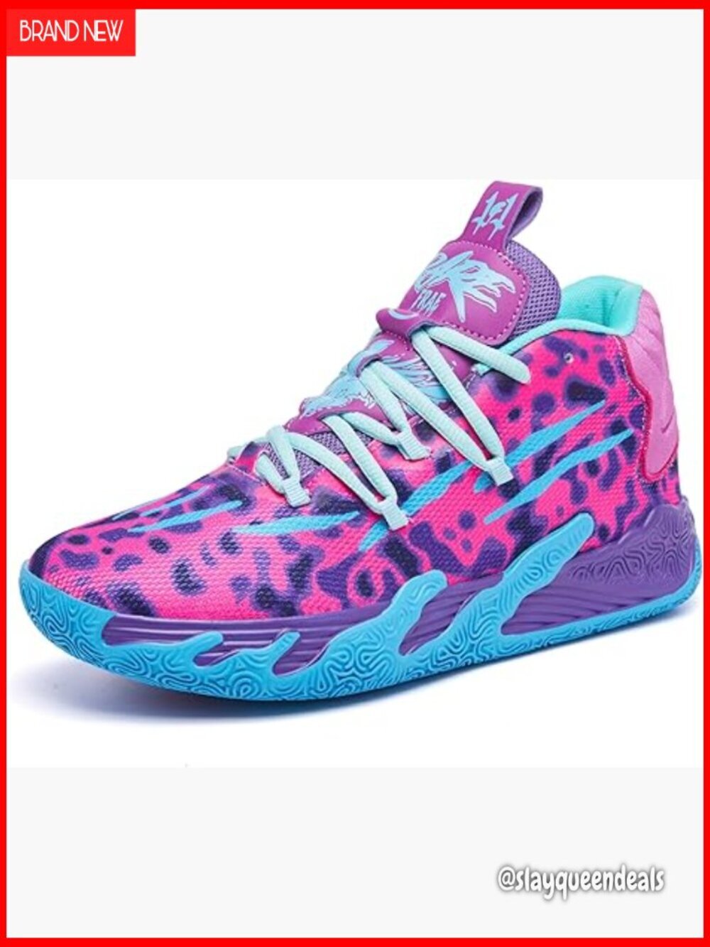 High-Top Basketball Sneakers Non-Slip Breathable Mesh Athletic Shoes